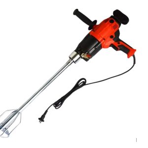 El mezclador de paleta para pintura y mortero. homogeneizar y agitar materiales como pinturas, morteros, yeso o cemento de forma rápida y eficiente. Esto asegura una mezcla uniforme, lo que es fundamental para obtener un acabado de calidad y facilita la aplicación del material.